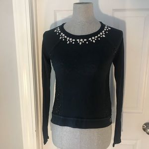 Jeweled Lace Long Sleeve Size CS